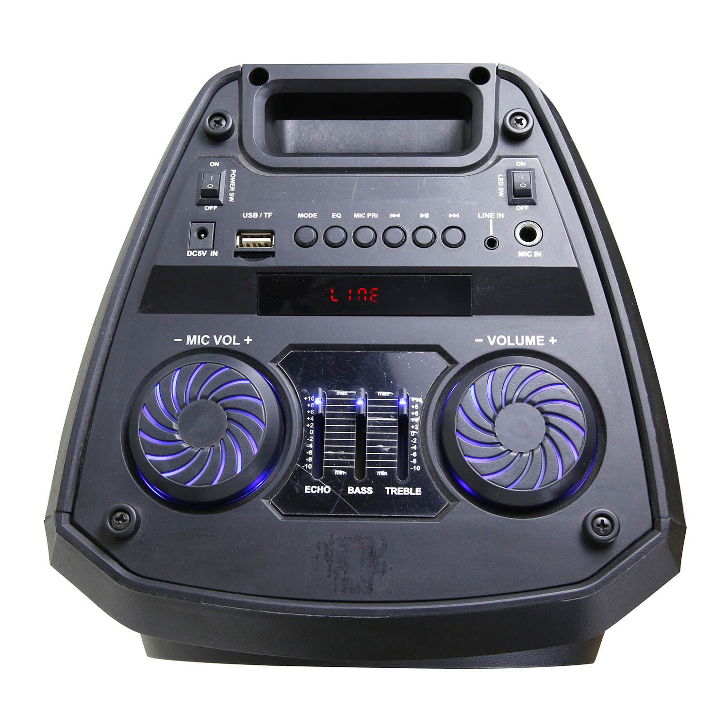 BULETOOTH PORTABLLE SPEAKER WITH RGB LIGHT ED-606 - Image 4