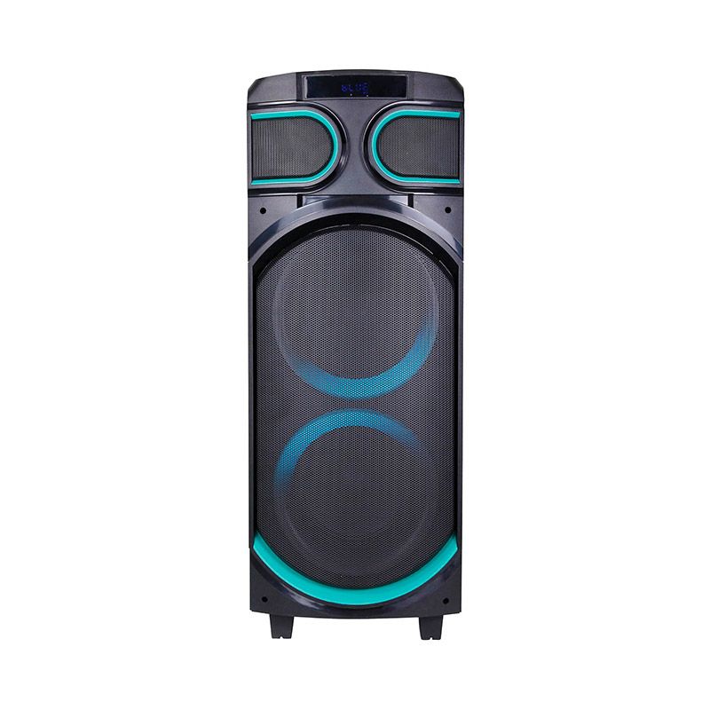 DUAL 8/10 INCH WOOFER KARAOKE WOOD SPEAKER - Image 2