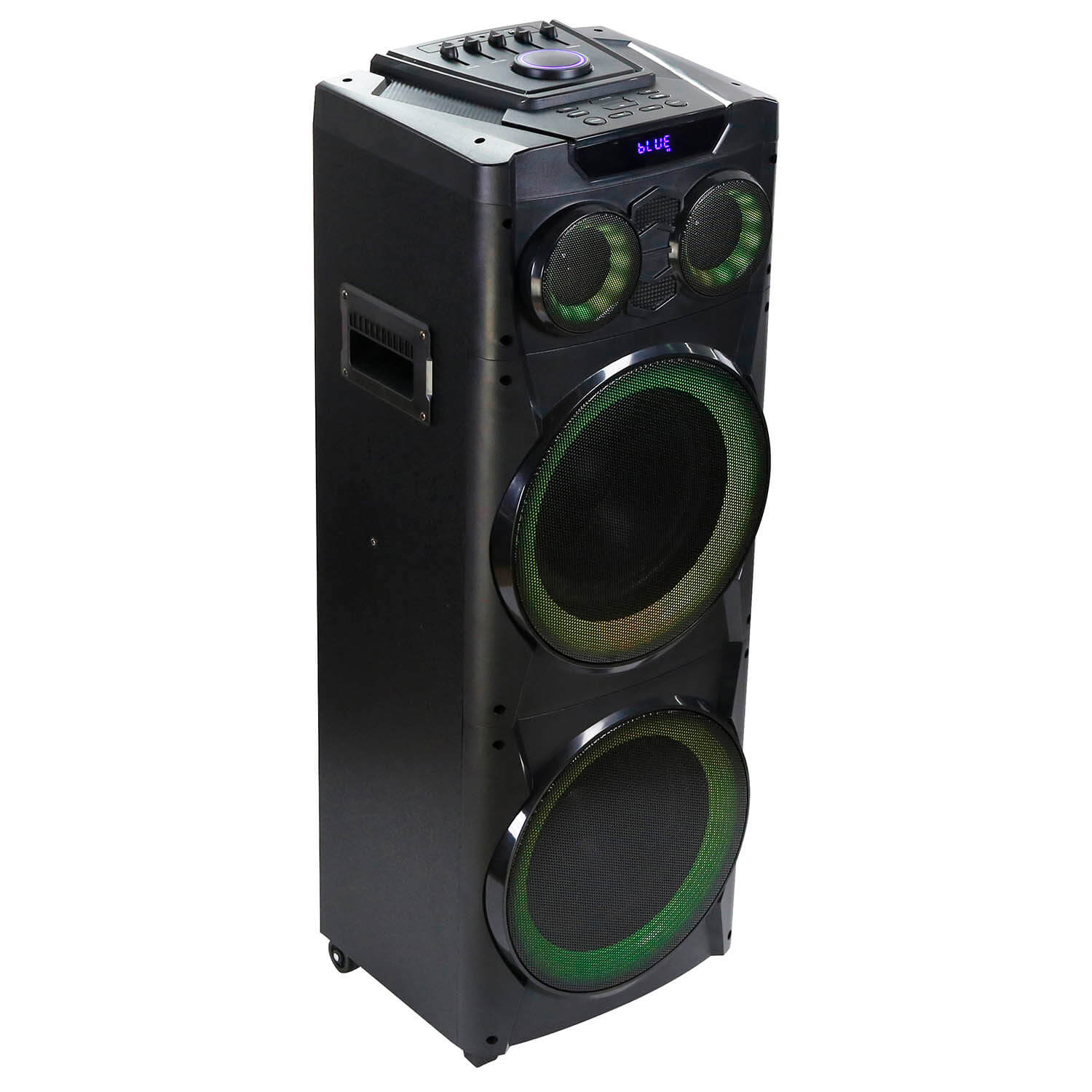WOODEN BOX SUBWOOFER BLUETOOTH SPEAKER LED LIGHTS - Image 4