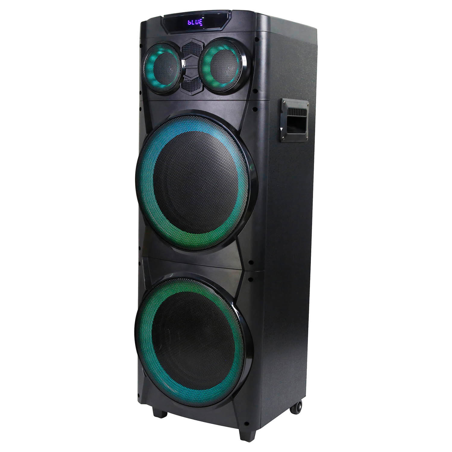 WOODEN BOX SUBWOOFER BLUETOOTH SPEAKER LED LIGHTS - Image 5